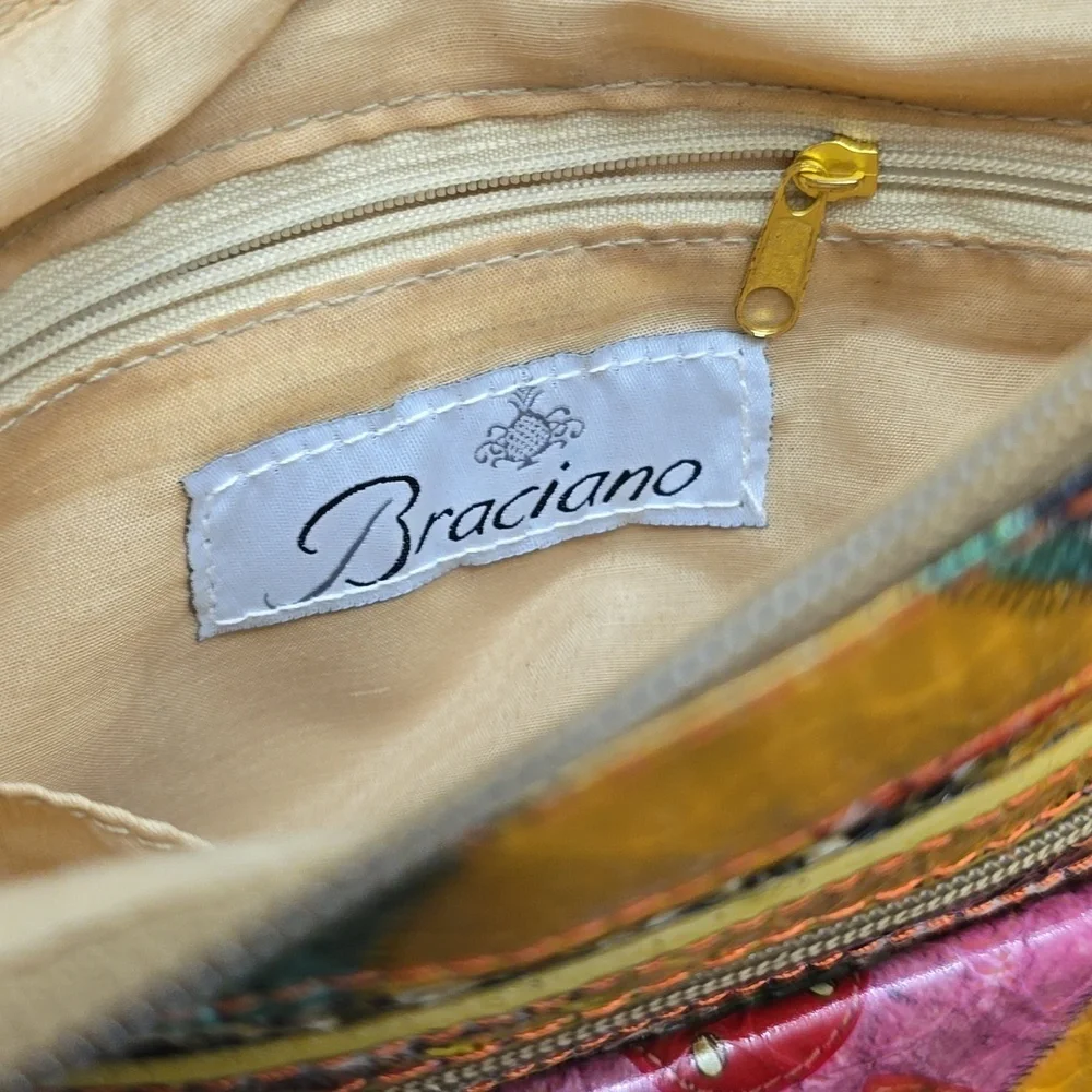 BRACIANO Colorful Patchwork Crossbody‎ Bag - Picture 2 of 3